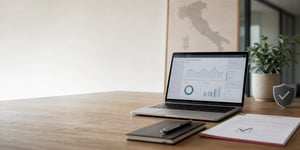 HubSpot Email Tracking Interface With Italian Consent Banner