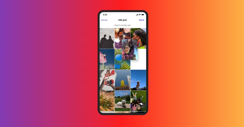 BLOG Post Instagram - Edit grid