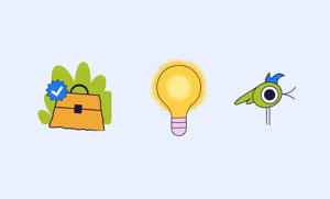 Lo stile delle icone è giovane e moderno