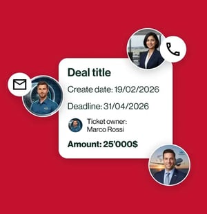 Un deal è un elemento che racchiude tutte le informazioni per tutti gli operatori del team.