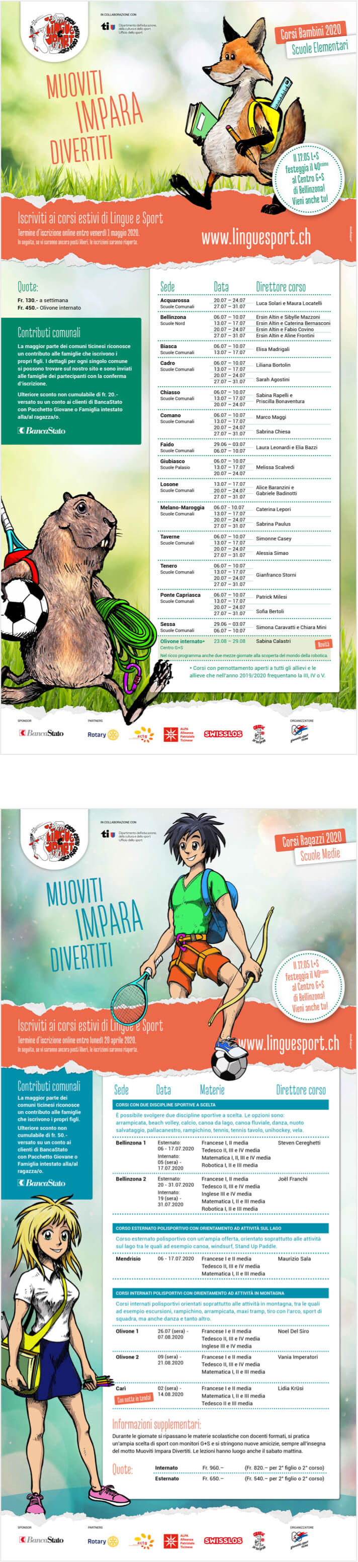 Flyer per bambini e ragazzi