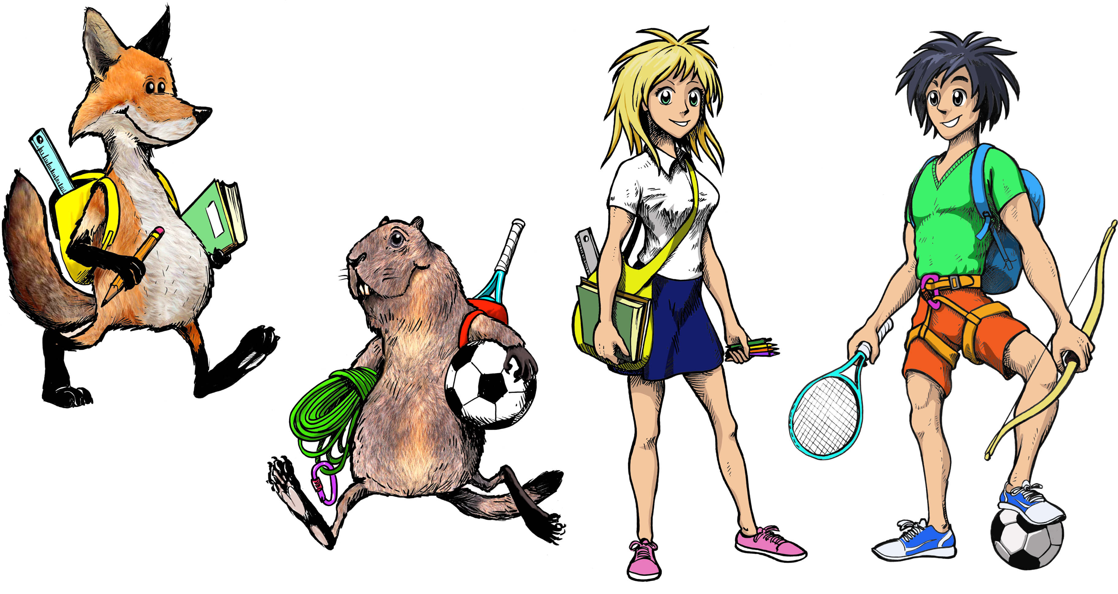 Illustrazioni realizzate per bambini e ragazzi